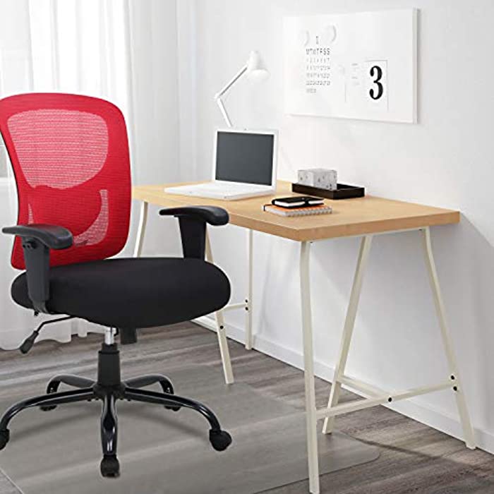 Big And Tall Office Chair Lbs Desk Chair Mesh Computer Chair With